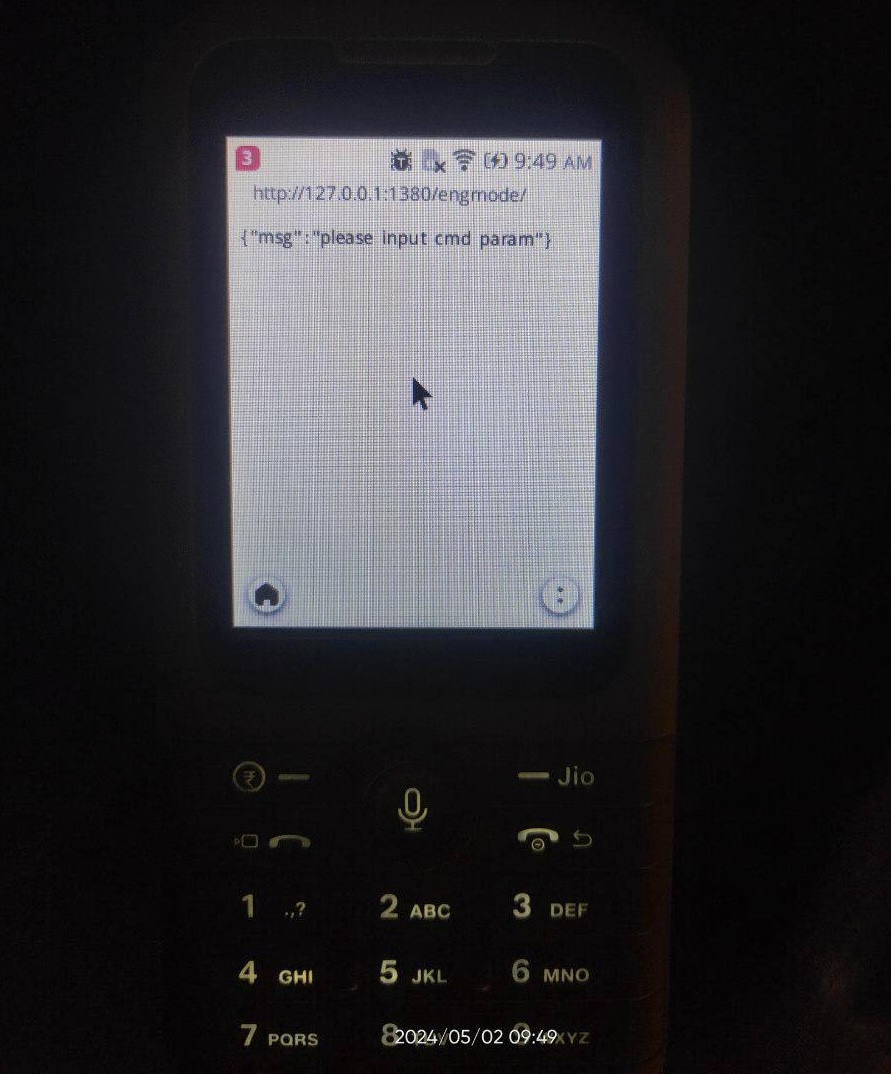 Engmoded on the JioPhone Prima 4G