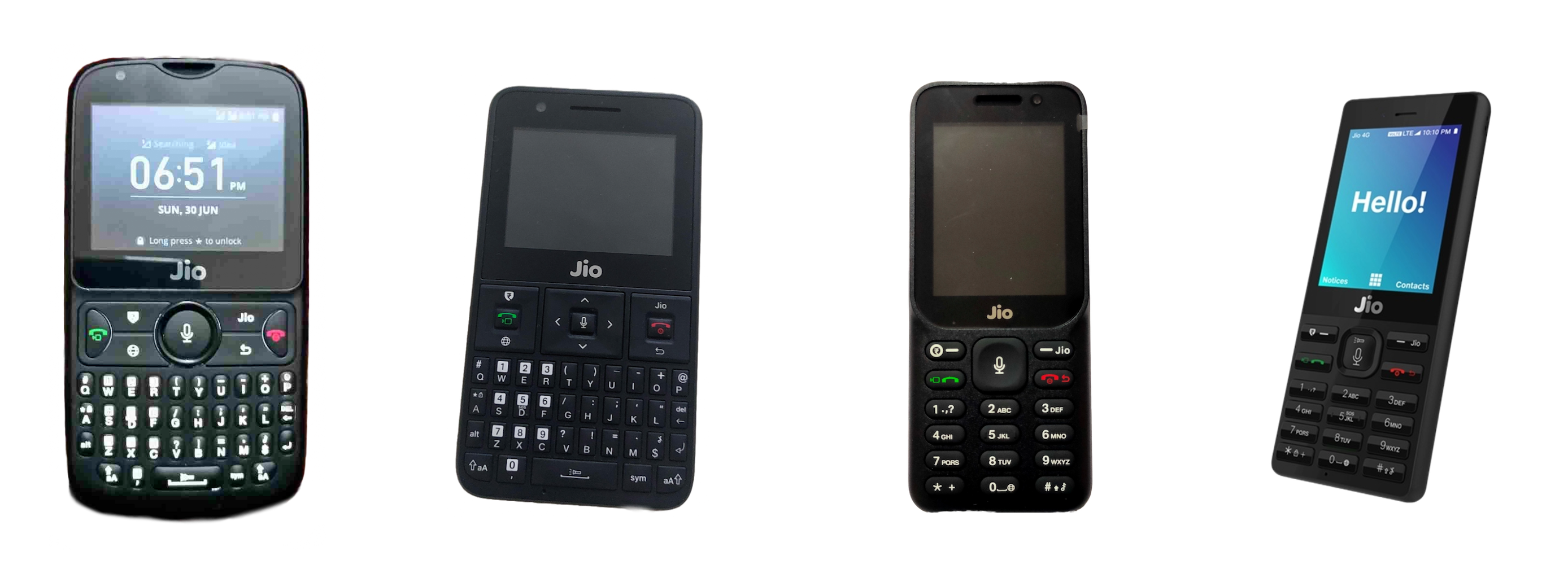 JioPhone Models (F300B, F20A, F320B, F101K)